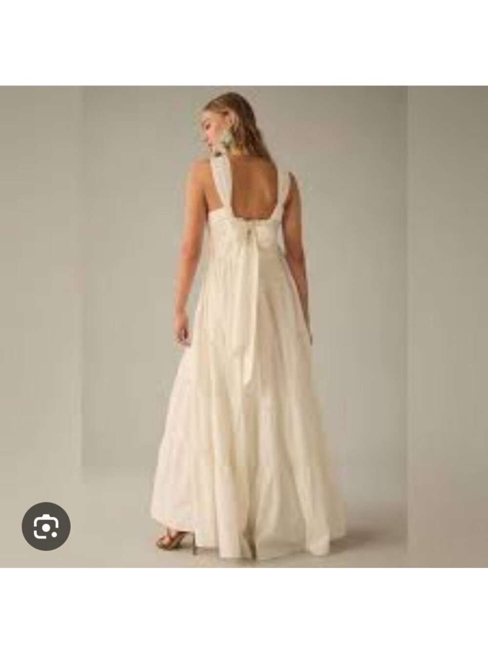 Anthropologie Forever That Girl White Tiered Maxi Sundress - Picture 6 of 8